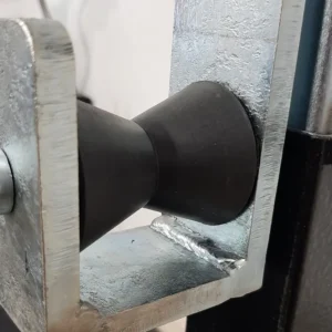 UHMW composite cone roller for combo racks